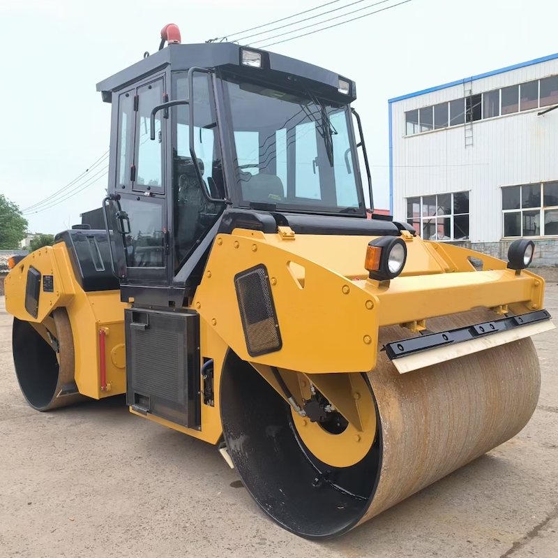 8ton to 14ton full hydraulic double drum road roller